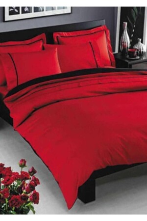 Delux Satin Prestige Double Duvet Cover 19398 - Taç
