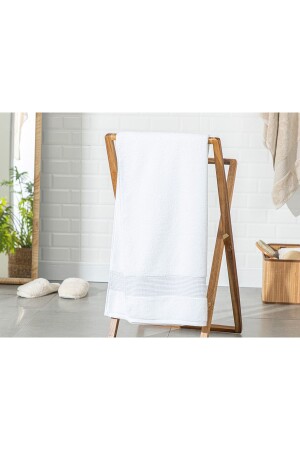Deluxe Cotton Low Twist Badetuch 70x140 cm Weiß 10033981 - English Home