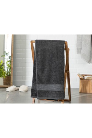 Deluxe Cotton Low Twist Bath Towel 70x140 Cm Anthracite 10033981 - English Home
