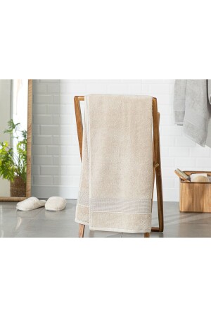 Deluxe Cotton Low Twist Bath Towel 90x150 Cm Beige 10033981-1 - English Home