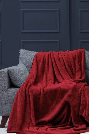 Deluxe Wellsoft Blanket Claret Red Double 200x220 cm 152-21-002 - Mislina Home