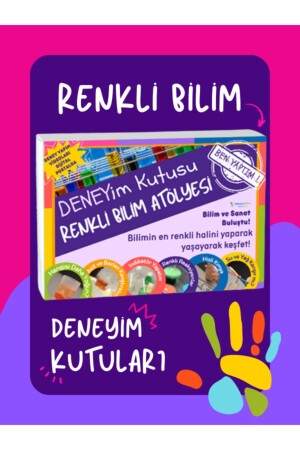 Erlebnisbox – Buntes Wissenschaftswerkstatt-Experimentierset / Buntes Wissenschaftswerkstatt-Experimentierset mit Experimentiervideo als Geschenk - Eğlenceli Bilim