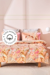 Denis 100% Cotton Satin Double Duvet Cover Set Powder 200. 22. 01. 0100 - Karaca Home
