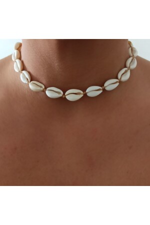 Deniz Kabuğu Choker Tasma Kolye - Denizdenal