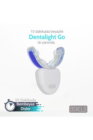 Dentalıght Go Mavi Işık Teknolojisi Ile Diş Beyazlatma Cihazı Beyaz - Osveld
