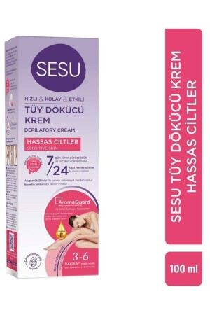 Depilatory Cream Sensitive Skin 100 ml - Sesu