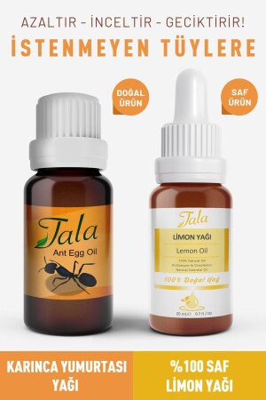 Depilatory Hair Reducer Ant Egg Oil 100% Pure Lemon Oil Hair Retarder - Tala