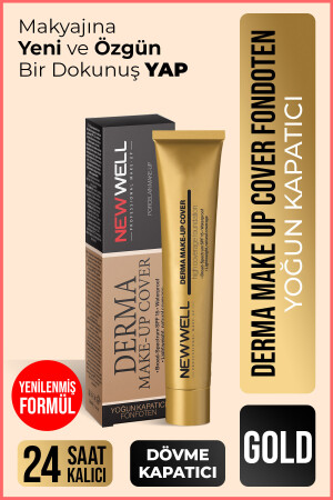 Derma Make-up Cover Foundation - Gold - New Well