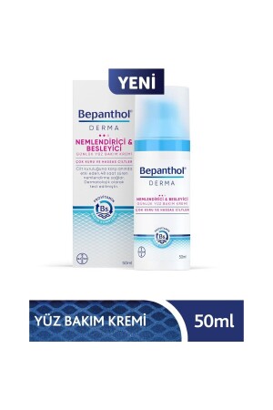 Derma Moisturizing & Nourishing Daily Face Care Cream 50ml 08699546358830 - Bepanthol