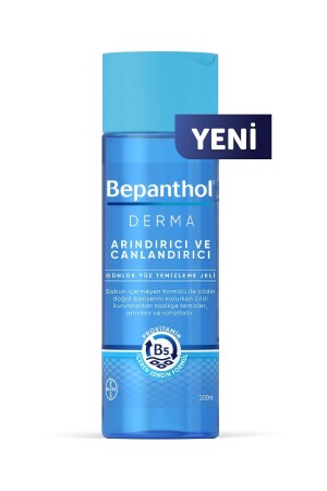 Derma Purifying & Revitalizing Daily Facial Cleansing Gel 200 ml Dry and Sensitive Skin BEPANTHOLDERMAFACETEMJEL - Bepanthol