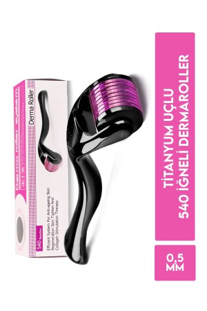 Derma Roller with Titanium Tip 540 Needles 0.5 Mm Needle Skin Face Body Renewal Massage Tool ORGNX6 - Orginx
