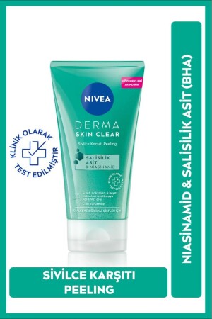 Derma Skin Clear Anti-Acne Facial Cleanser Peeling 150 Ml, Salicylic Acid, Pore Purifying 98757-08200-01 - NIVEA