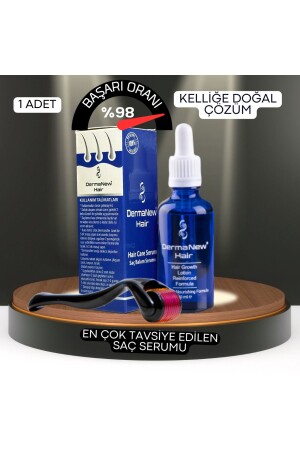 Dermanew Hair Thickener Serum - Hair Lotion - Hair Remover - Hair Care Oil / 1 Roller - Dermanew Hair