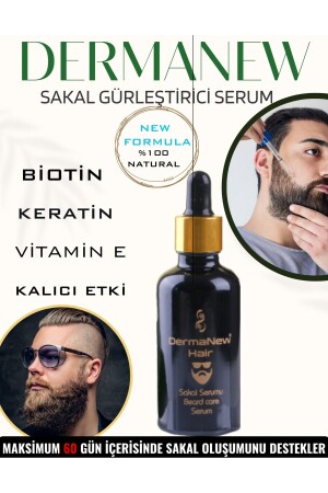 Dermanew Beard Growth Serum – Bartpflege – Beard Growler – Beard Growler / 1 Stück 5353568 - dermanew hair