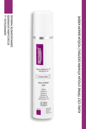 Dermoksin Topicalbiotin T Care Cream for Dry Skin 50 ml 10093008 - Dermoskin