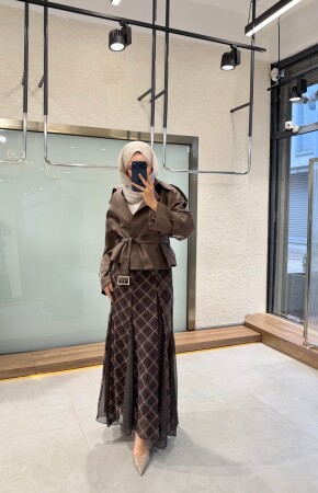 Desenli Etek - Nuuwears
