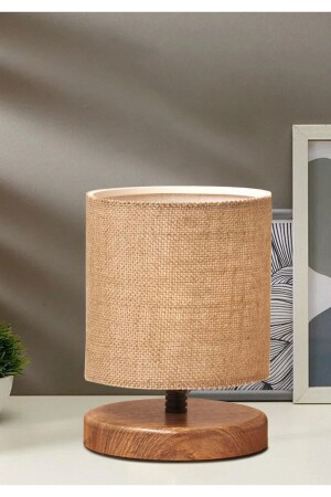 Design Lampshade Mini Size Jute Sack Special Fabric Wooden Base - Mother's Day Special Product - Homing