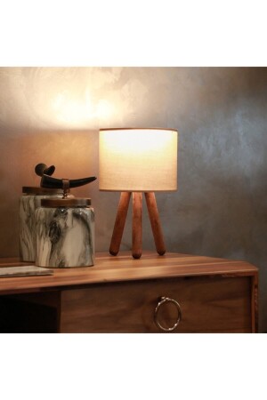Design Wooden Cylinder Head Fabric Lampshade Ayd-2942 AYD-2942 - HOMİNG