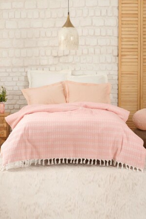 Destina Light Pink Double Pike 200. 20. 01. 0587 - Karaca Home
