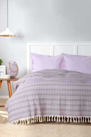 Destina Purple Double Multi-Purpose Cover 200. 20. 01. 0585 - Karaca Home