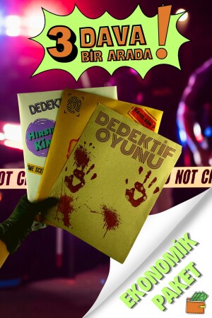 Detective Crime Analysis-Finding the culprit-detective Game-Murder Solving-detective Game-Box Game-killer triple case - Happy Story