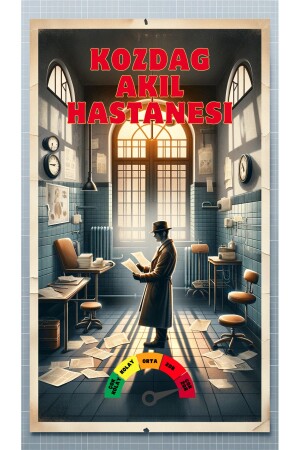 Detective Game, Kozdağ Mental Hospital Case, Difficult Level Detective Game, Valentine's Day Gift KZDGSLYM1 - Føniks