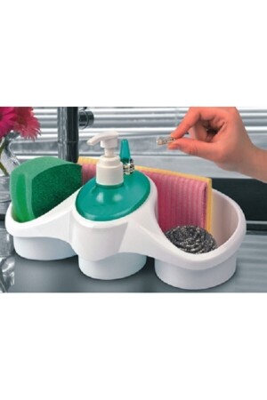 Detergent Reservoir Sponge Holder Dish Sponge Holder Tp-653 - Titiz Plastik