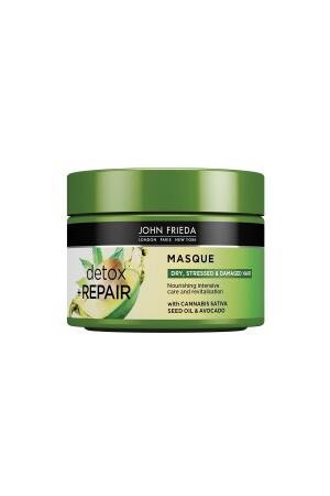 Detox & Repair Nährende und reparierende Haarpflegemaske für trockenes und strapaziertes Haar - John Frieda