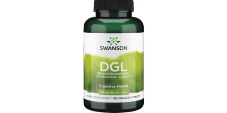 DGL, 385 mg - 180 çiğnenebilir tablet - Swanson