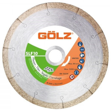 Diamantscheibe für Keramik GOLZ SLF10 Ø125x22,2mm - Golz