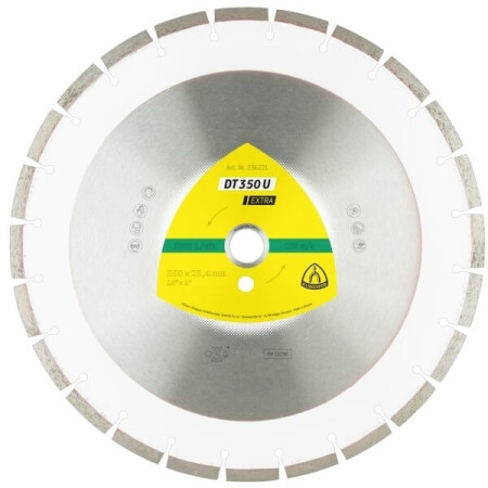 Diamanttrennscheibe für Beton KLINGSPOR DT 350 U Extra - Klingspor