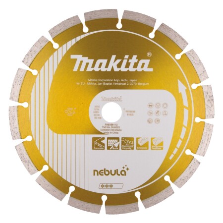 Diamanttrennscheibe MAKITA Nebula B-54025 230x22,23mm - Makita Accessories