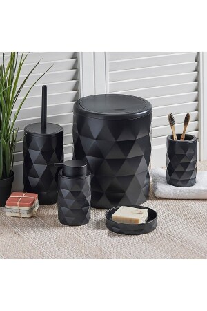 Diamond Black Banyo Takımı 5 Parça 442 - Perotti
