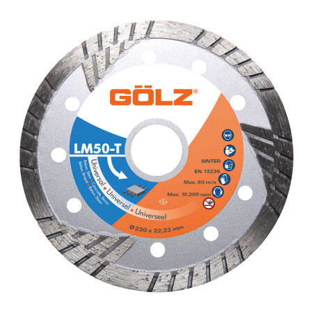 Diamond blade for asphalt GOLZ LM50T 230x22.2mm - Golz