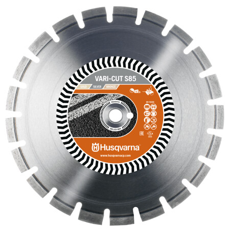 Diamond blade for asphalt HUSQVARNA VARI-CUT S85 350x25.5 mm - Husqvarna Construction