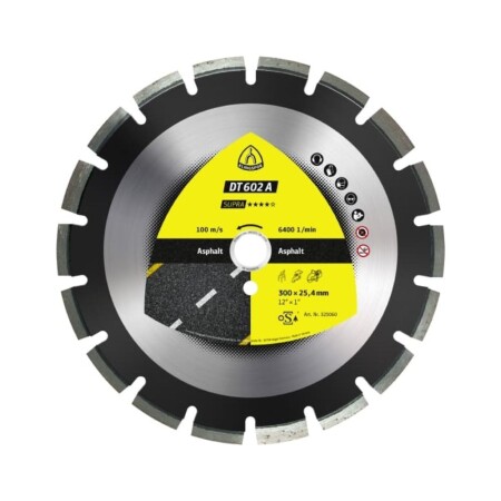 Diamond blade for asphalt KLINGSPOR DT 602 A Supra 400mm - Klingspor
