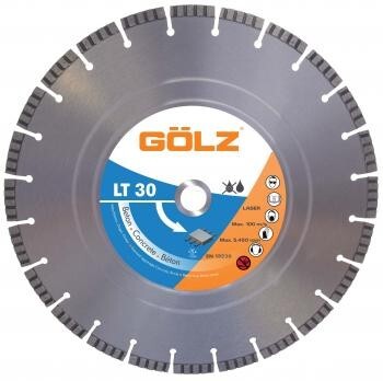 Diamond blade for concrete Ø350mm GOLZ LT30 - Golz
