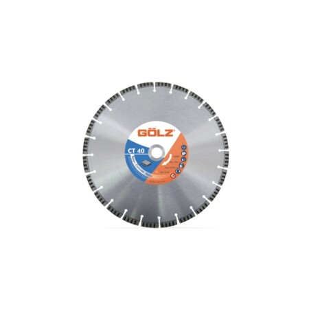 Diamond blade for concrete GOLZ CT40 400x25.4mm - Golz