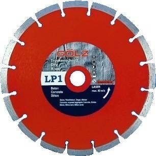 Diamond blade for concrete GOLZ LP1 Ø300x25.4mm - Golz