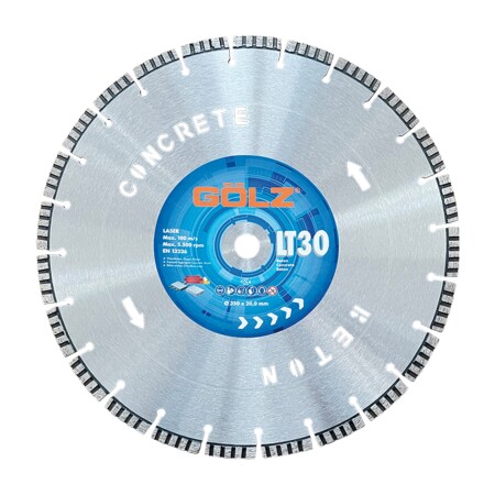 Diamond blade for concrete GOLZ LT30 180x22.23mm - Golz