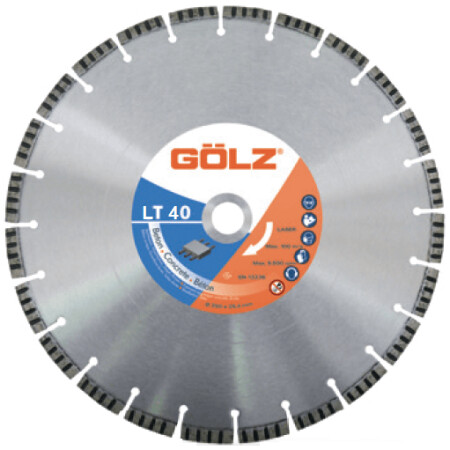 Diamond blade for concrete GOLZ LT40 350x25.4mm - Golz