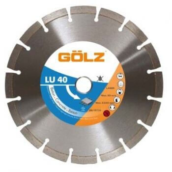 Diamond blade for concrete GOLZ LU40 230x22.2mm - Golz