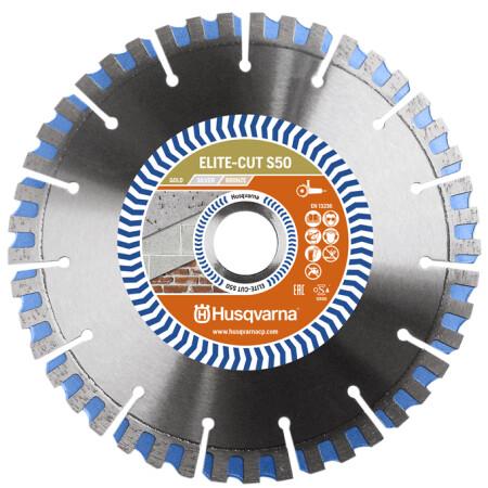 Diamond blade for concrete HUSQVARNA Elite-Cut S50 180x22.2mm - Husqvarna Construction