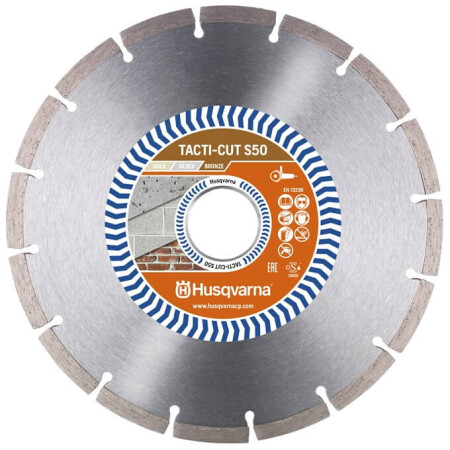 Diamond blade for concrete HUSQVARNA TACTI-CUT S50 125x22.2mm - Husqvarna Construction