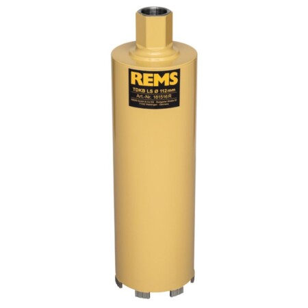 Diamond core bit REMS TDKB LS Ø112mm UNC 1 1/4