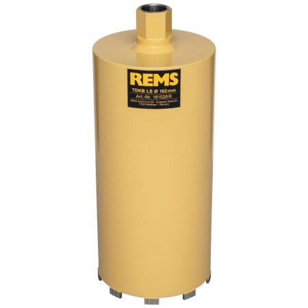 Diamond core bit REMS TDKB LS Ø162mm UNC 1 1/4