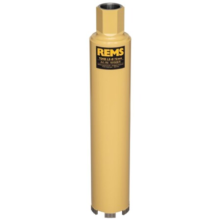 Diamond core bit REMS TDKB LS Ø72mm UNC 1 1/4