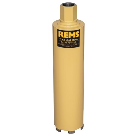 Diamond core bit REMS TDKB LS Ø92mm UNC 1 1/4