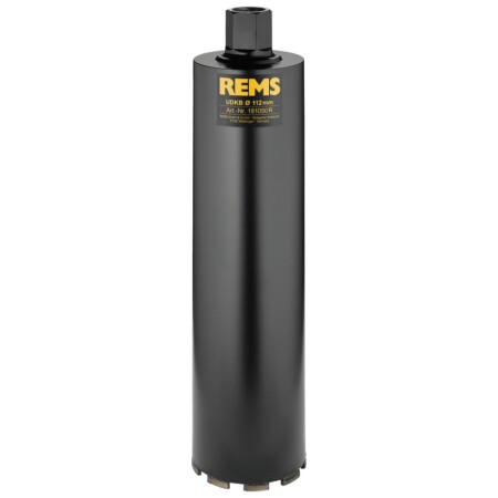 Diamond core bit REMS UDKB 112x420 UNC 1 1/4