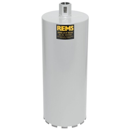 Diamond core bit REMS UDKB LS Ø182mm UNC 1 1/4
